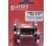 Slaters 7114 1 X Paio Campo Mansell Vagone Ruote & Ottone Cuscinetti 0 Scala -