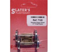 Slaters 7120 1 X Paio Split a Raggi Vagone Ruote & Ottone Cuscinetti Kit 0 '