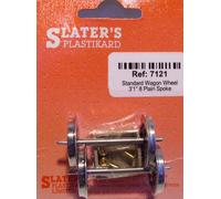 Slaters 7121 1 X Paio Tinta Unita a Raggi Vagone Ruote & Ottone Cuscinetti Kit 0