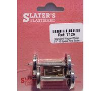 Slaters 7126 1 X Paio Standard a Raggi GWR Vagone Ruote & Ottone Cuscinetti 0