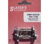 Slaters 7129 1 X Paio 8 Raggi Lowmac 2' 21.6cm Ruote & Ottone Cuscinetti 0 Scala