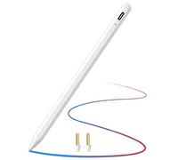 SLAUNT Penna stilo attiva per iPad con Palm Rejection compatibile con (2018-2021) Apple iPad 6/7/8th, iPad Pro (11/12,9 pollici), Mini 5th, Air 3/4th Apple iPad Pro Pen ad alta precisione