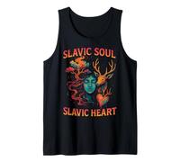 Slavic Soul Cuore Foresta Pagana Spirito Mito Natura Canotta