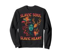 Slavic Soul Cuore Foresta Pagana Spirito Mito Natura Felpa