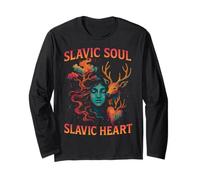 Slavic Soul Cuore Foresta Pagana Spirito Mito Natura Maglia a Manica