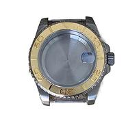 SLAVIK Cassa dell'orologio in titanio aggiornata compatibile con il movimento NH34 NH35 NH36, cassa in titanio con specchio zaffiro da 40 mm Parte di modifica dell'orologio da uomo (Color : 23 Convex