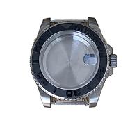 SLAVIK Cassa dell'orologio in titanio aggiornata compatibile con il movimento NH34 NH35 NH36, cassa in titanio con specchio zaffiro da 40 mm Parte di modifica dell'orologio da uomo (Color : 22 Convex