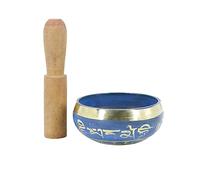 SLAVIK Set Di Campane Tibetane Da Canto - Campane Sonore Da Meditazione Realizzate A Mano In Nepal Compatibili Con La Guarigione E La Consapevolezza (Color : 8.5cm x Walnut stick)