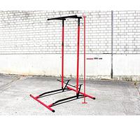 Slavikosway 9010019 Pull Up Station - Asta per flessioni multi-allenamento, con chiusura rapida fino a 110 kg, in acciaio verniciato a polvere