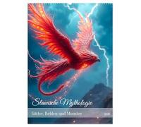 Slawische Mythologie - Götter, Helden und Monster (Wandkalender 2026 DIN A2 hoch), CALVENDO Monatskalender: Ein mythischer Kalender mit slawischen ... und Helden - jeden Monat eine Legende.