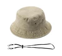 SLAXJNE 1 Cappello Da Pesca, 1 Corda Antivento, Cappello Da Sole Da Uomo, Cappello Da Sole Estivo, Cappello Da Pescatore Da Donna