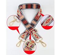 SLAXJNE Confezione Da 2 Spallacci Stampati, Spallacci Larghi, Spallacci Regolabili, Cinghie Di Scarico Della Pressione Estese, Spallacci In Stile Etnico A Contrasto, Cinghie Di Ricambio