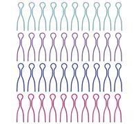 SLAXJNE Confezione da 40 Clip per Bobina Viola, Clip per Cucito, Morsetto per Bobina, Porta Bobina, Accessori per Macchina da Cucire, Bobina per Macchina da Cucire