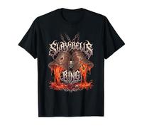 Slay Bells Anello Heavy Metal Natale Maglietta