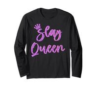 Slay Queen - Top da Donna Maglia a Manica