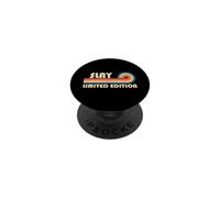 SLAY Retro 70s 80s Sunset Stripe PopSockets PopGrip Adesivo