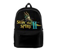 Slay the Spire 2 Merch Zaino Rapper Borsa Unisex Moda Casual Streetwear Borsa a Spalla, Nero , M