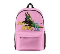 Slay the Spire 2 Merch Zaino Rapper Borsa Unisex Moda Casual Streetwear Borsa a Spalla, rosa, M