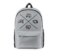 Slay the Spire 2 Personaggi Merch Zaino Rapper Borsa Unisex Moda Casual Streetwear Borsa a Spalla, grigio, M