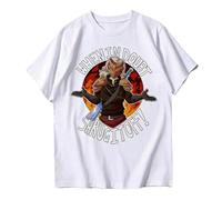 Slay The Spire Ironclad “When in Doubt, Shrug It off” Maglietta | Cotone Unisex Maniche Corte per Giocatori E Fan-White||XX_l