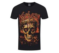 Slayer Crowned Skull, Maglietta da Uomo XXL Nero (Black)
