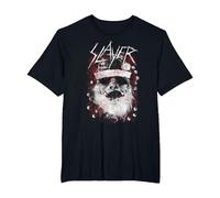 Slayer Dead Skin Santa Maglietta, Uomo Taglie Grandi, Nero, 2X Tall