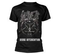 Slayer 'Divine Intervention 2014 Dates' Maglietta nera - NUOVO E UFFICIALE