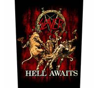 SLAYER - HELL AWAITS - PATCH BACK - NUOVO - MUSICA BP799