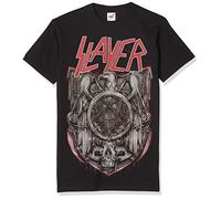 Abbigliamento Slayer: Rock Off - Medal 2013/2014 Dates Ex-Tour With Back Print (