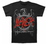 Slayer Nero Aquila Pentagramma Gotico Heavy Metal Fascia Punk Musica T Shirt