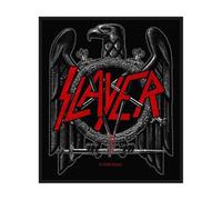 Slayer Patch Nero Eagle Band Logo Ufficiale Nuovo Nero Cotton Woven (8Cm X 10Cm) Size One Size