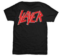 Slayer Red Logo Tom Araya Thrash Metal ufficiale Uomo maglietta unisex