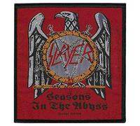 SLAYER - Slayer Patch Seasons Of The Abyss Eagle Logo Ufficiale Nuovo Woven (10Cm X 10Cm) Size Accessory Size
