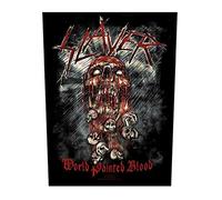 SLAYER - SLAYER RÜCKENAUFNÄHER / BACKPATCH #7 WORLD PAINTED BLOOD