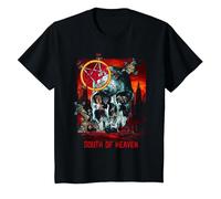 Slayer South of Heaven Skull Maglietta, Bambini, Nero, 8 Anni