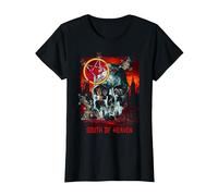 Slayer South of Heaven Skull Maglietta, Donna, Nero, M