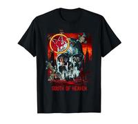 Slayer South of Heaven Skull Maglietta, Uomo, Nero, 5XL