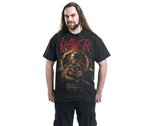 Slayer T-Shirt Hard Cover Comic Book da Uomo in Nero
