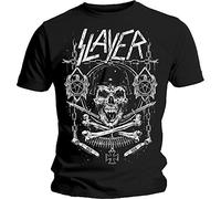 Slayer - T-Shirt # M Black Unisex # Skull & Bones Revised
