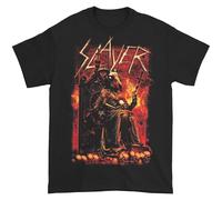 Slayer - T-Shirt # S Black Unisex # Goat Skull