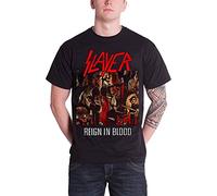 Slayer - T-Shirt, Uomo, Nero (Black), L