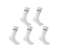 Slazenger Uomo 5 Pack Crew Calzini Bianco Uomo 7-11