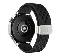 SLCHJX 18 20 22 mm cinghia di silicone magnetico per orologio GT 5 46mm 41 mm Banda sportiva traspirante per GT5 Pro GT4 GT3 GT2 Correa Watchbands