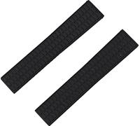 SLCHJX 18 mm banda di sorveglianza 19 mm per cinghia Patek per Philippe Belt Ladies Aquanaut 5067A 491Ptk RABER WATLL BAND, Strap nero, 18mm with buckle