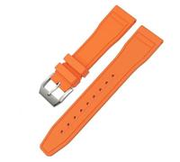 SLCHJX 20 mm 21 mm 2 mm fluororubber morbido fkm di guardia per iwc grande pilota top patofino pistola top pistola naturale orologio in gomma utensili