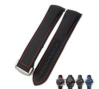 SLCHJX 21mm 22mm in Gomma in Gomma Nylon Watch Band 19mm 20mm per Cinghia Omega Pianeta Ocean Seamaster 300 Bracciale in Gomma