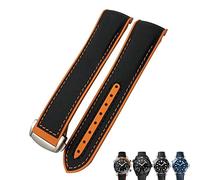 SLCHJX 21mm 22mm in Gomma in Gomma Nylon Watch Band 19mm 20mm per Cinghia Omega Pianeta Ocean Seamaster 300 Bracciale in Gomma