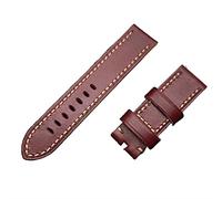 SLCHJX 22 mm 24 mm 26 mm spesso vintage vera vera cravatta di cuoio da guardia fatta a mano per fibbia per uomo cinghia panerai