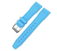 SLCHJX 22 mm fluororubber morbido fkm di guardia per iwc Big Portofino Big Portofino Bascia naturale 21mm 20 mm cinghia di orologio