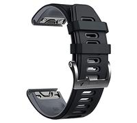 SLCHJX 26 mm cinghia di orologio in pelle per Fenix 7 7x 5 più 6 Pro 5x 6x 3HR MK2 935 945 Bracciale Quick Release Bracciale Smart Bolstband